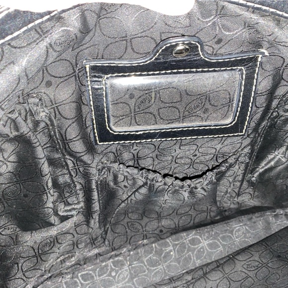 Fossil Black Leather Handbag - Picture 12 of 13